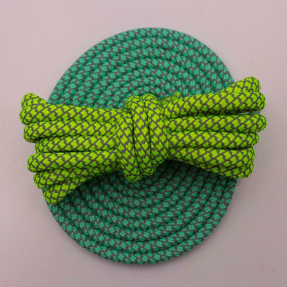 4.5MM Emerald Green Reflective Laces Advanced Eco-Friendly Luminous Ropes Funny Use For Jungle