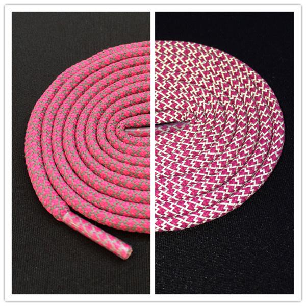 Fluorescent Highlight 3M Reflective Laces Sneaker Rope Shoelaces Athletic KIDS Bootlace For V2 350