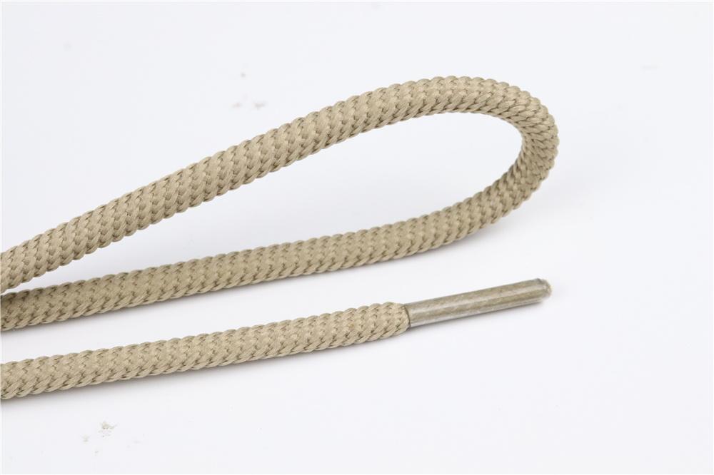 Shoe Accessory 4.5MM Khaki Strong Polyester Ropes For Hiking Boots Unisex Women Sneaker 2021