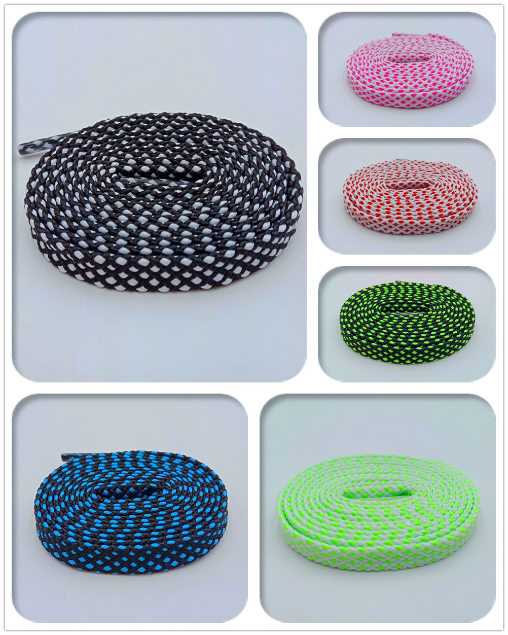 Classic Style 7MM Shoe Accessories Bright Flat Shoelaces Innovative Luxury Lacet For Casual Canvas