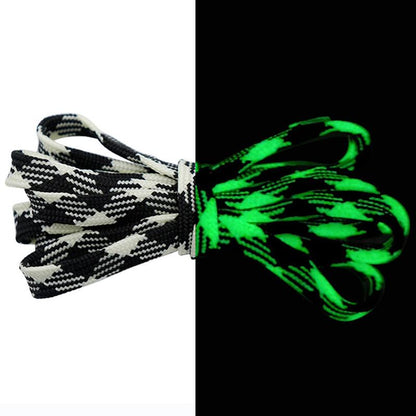 7MM Glow In The Dark Night Luminous Shoelaces Men Women Sneakers Canvas 2021 Boots Trendy Cords For