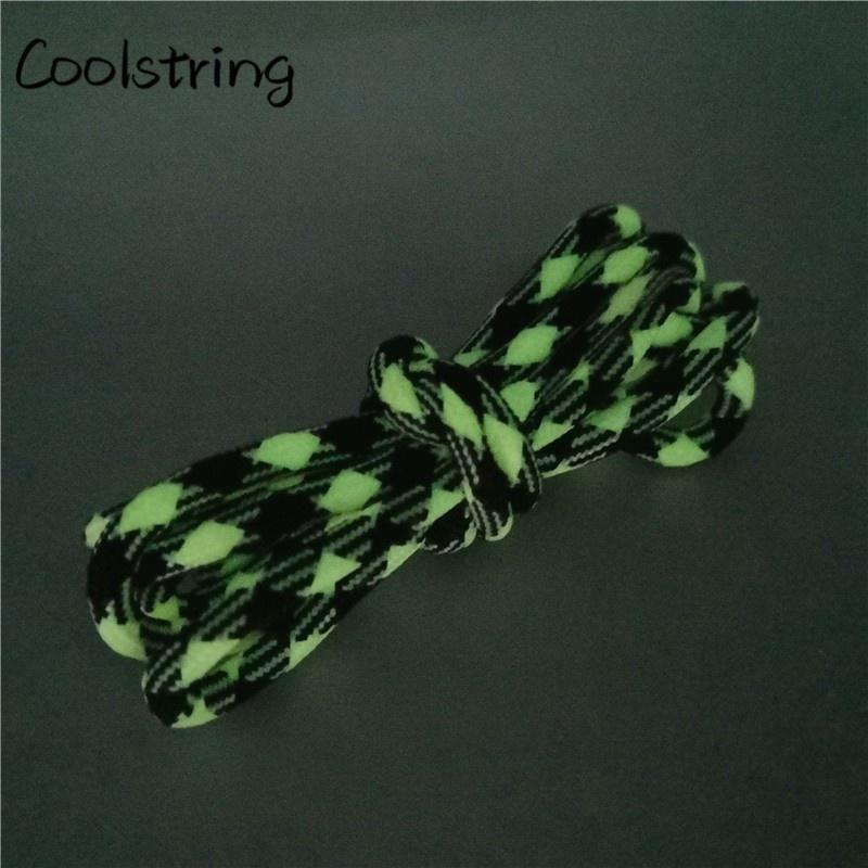 Sport  Fluorescence Round Shoelace Glow In The Dark Night Colorful Fluorescent Shoe Laces Athletic