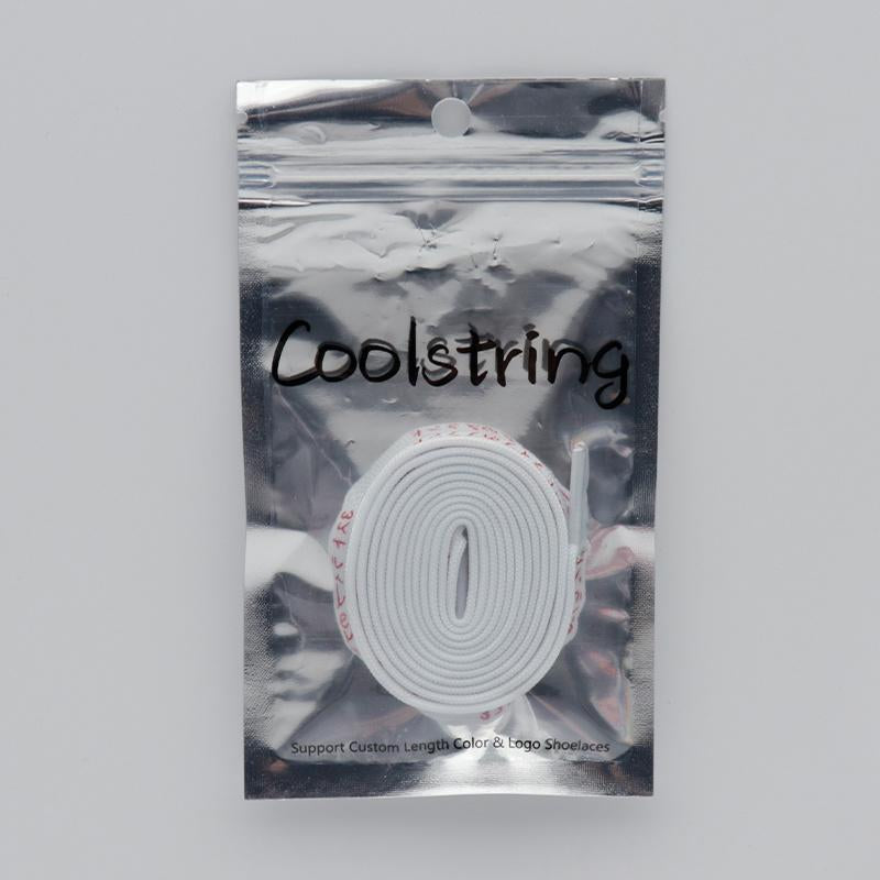 Solemn Deep Color Series Shoelace Japanese Katakana Personalised Silk Screen Letter Printing Cord