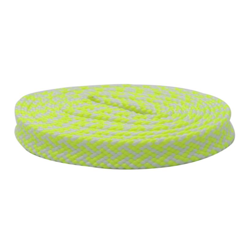 Weiou Official Laces Store Flat Shape 7MM Double-Color Combination Polyester Safety Shoelaces For