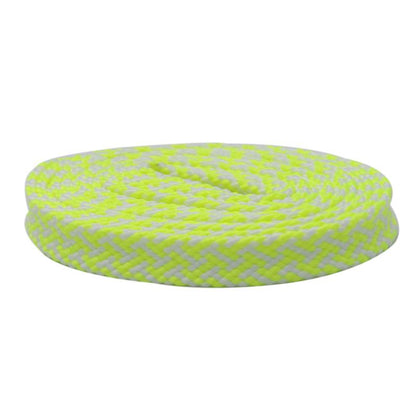 Weiou Official Laces Store Flat Shape 7MM Double-Color Combination Polyester Safety Shoelaces For