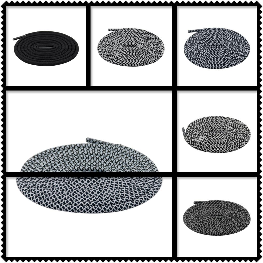 4.5MM Pro Accesssory Polyester Laces Black Grey Dark Color For Mature Male Young Men's Business