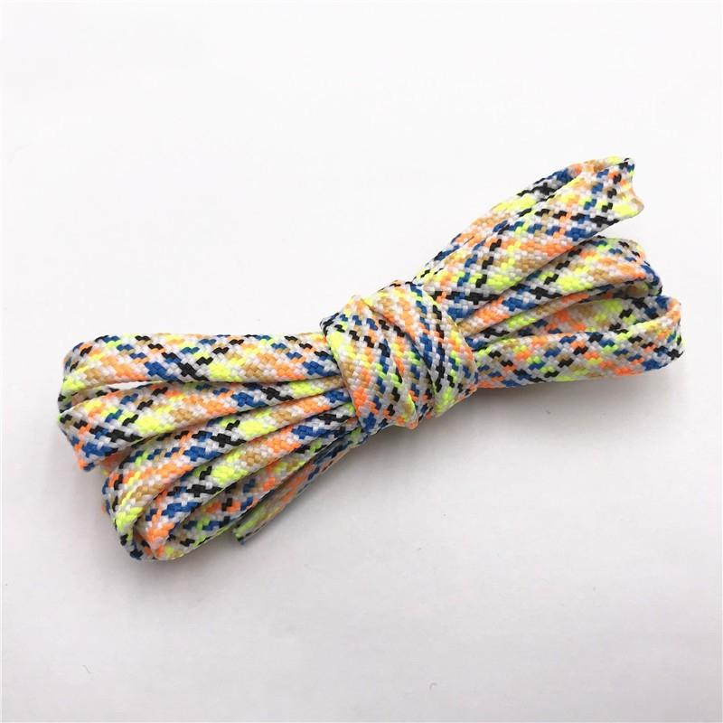 7MM Multi Color sweet Camouflage  Shoelaces Women Sneaker 2021 Casual Shoe Lacel Unisex Boots Shoe