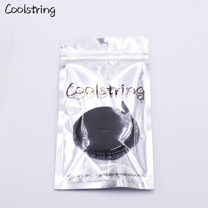 7MM Who Run The World Slogo Shoelaces Double-sided Printed Flat Sneakers Basketball Shoestring