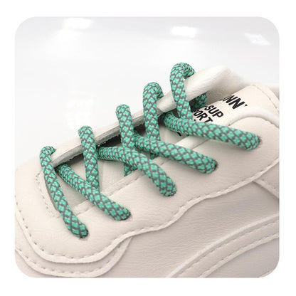 Fluorescent Highlight 3M Reflective Laces Sneaker Rope Shoelaces Athletic KIDS Bootlace For V2 350