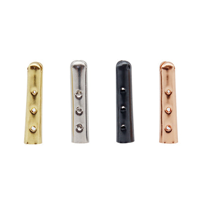 3-17mm Silver Gold GunBlack Shoelaces Metal Aglets Plating Clothes Shoes Tips Support Custom Logo