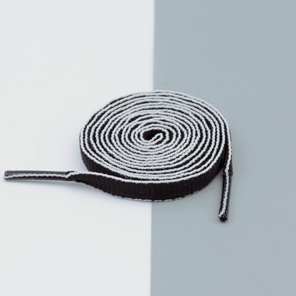 Weiou Special Laces 8MM Refined Machine Production Luxury Quality Cords Black White Unique Shoelaces