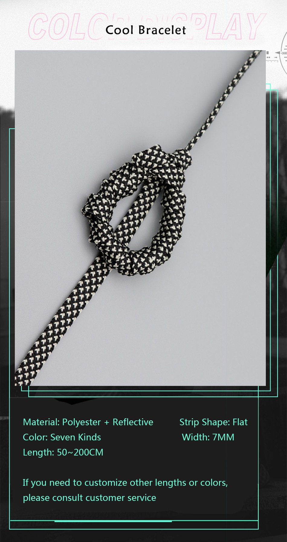 7MM Pro Bright Luminous Lace Flat Shape Neon Shoelace Nice Glow In Dark For Trendy Youth Street