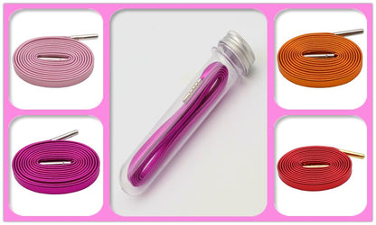 7MM Premium Gift Metallic Leather Laces Shoe Decoration With Metal Aglets For Female Trendy Boots