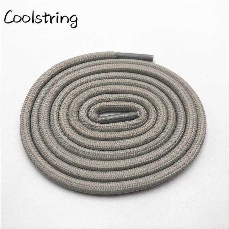 5mm Round Polyester Customized Shoelaces Green Navy Fashion Shoe Laces Extral Long Unisex Women Men