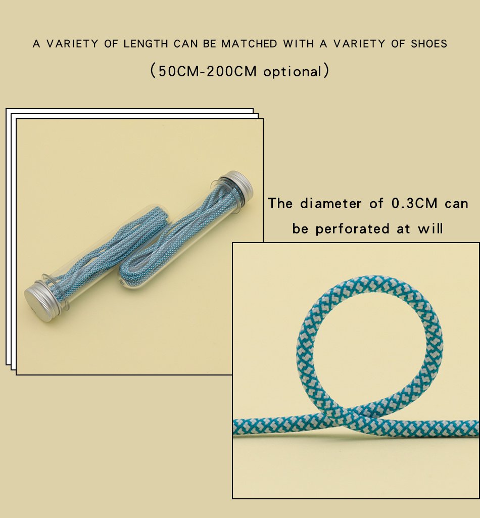 3MM Nice Shoe Accessories Blue Navy Deep Color Polyester Shoeropes Coolguys Necessary Drawlaces