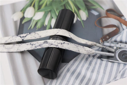 8MM White Black Glacier Frozen Stone Textur Shoelaces Unisex For Zapatillas Mujer Flat Perfect Shoe