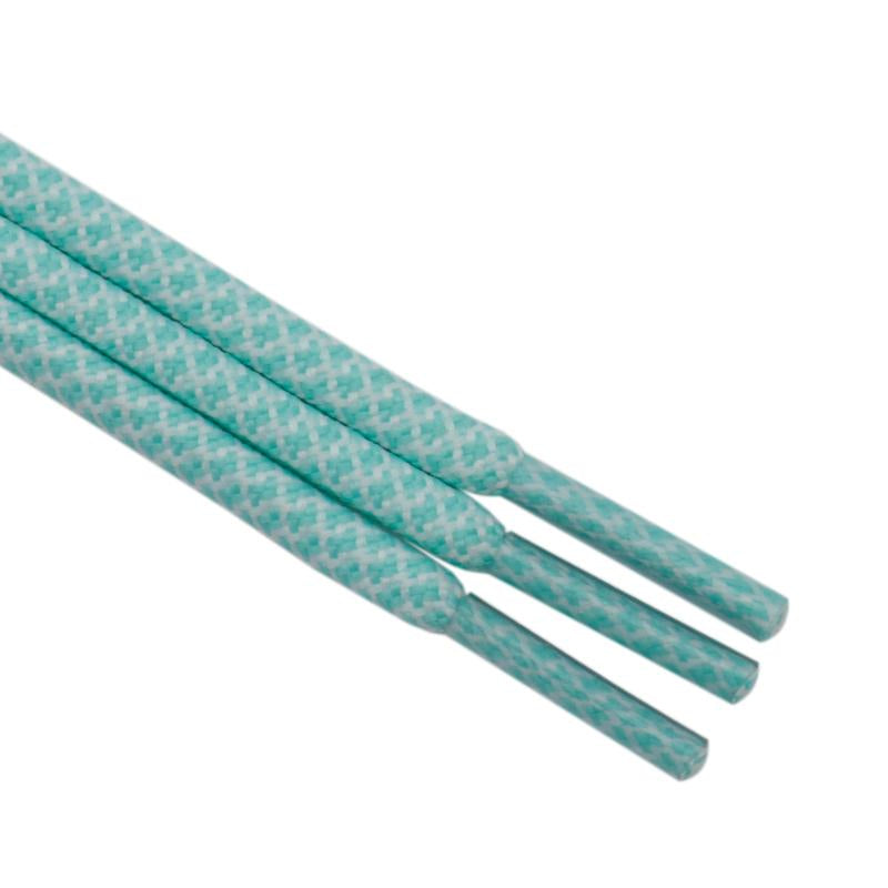 4.5MM Polyester Affordable Shoe Accessories Cyan Blue Green Durable Ropes For Picnic Mountain Party