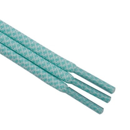 4.5MM Polyester Affordable Shoe Accessories Cyan Blue Green Durable Ropes For Picnic Mountain Party