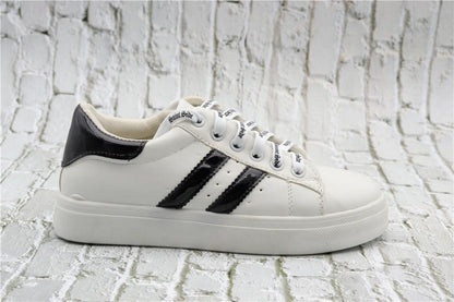 7MM Saint Side White Black Letter Flat Type Waist Laces Men Women Sneaker Ropes Boots Canvas Casual