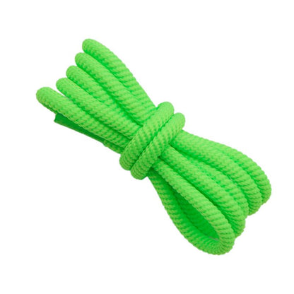 Spiral Pattern Colours Lively 4.5MM Outdoor Sport Shoelaces Green Yellow Orange Luxury Sneaker