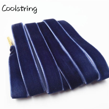 60-180cm Length 1.27 Cm Width Velvet Surface Shoelaces Women Men Black White Colorful Sports Casual