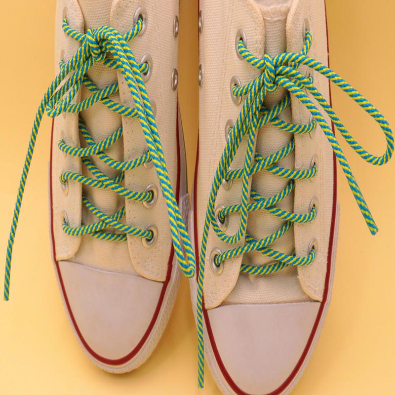 Official Weiou Women Bracelet 3MM Perfect Quality Polyester Lacet Blue Yellow Thiny Ropes Boots