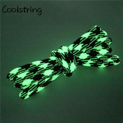 Sport  Fluorescence Round Shoelace Glow In The Dark Night Colorful Fluorescent Shoe Laces Athletic