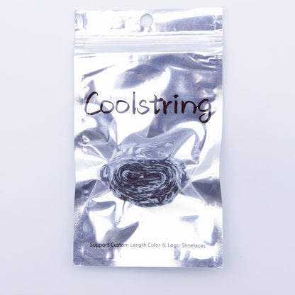 8MM Flat Type Shoe Accessories Wide Canvas Ropes Top Waist Laces Sneakers Women Men Black White Easy