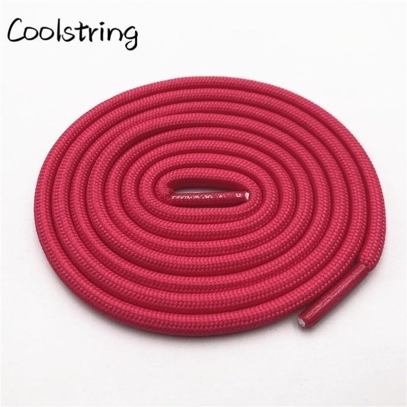 5mm Round Polyester Customized Shoelaces Green Navy Fashion Shoe Laces Extral Long Unisex Women Men