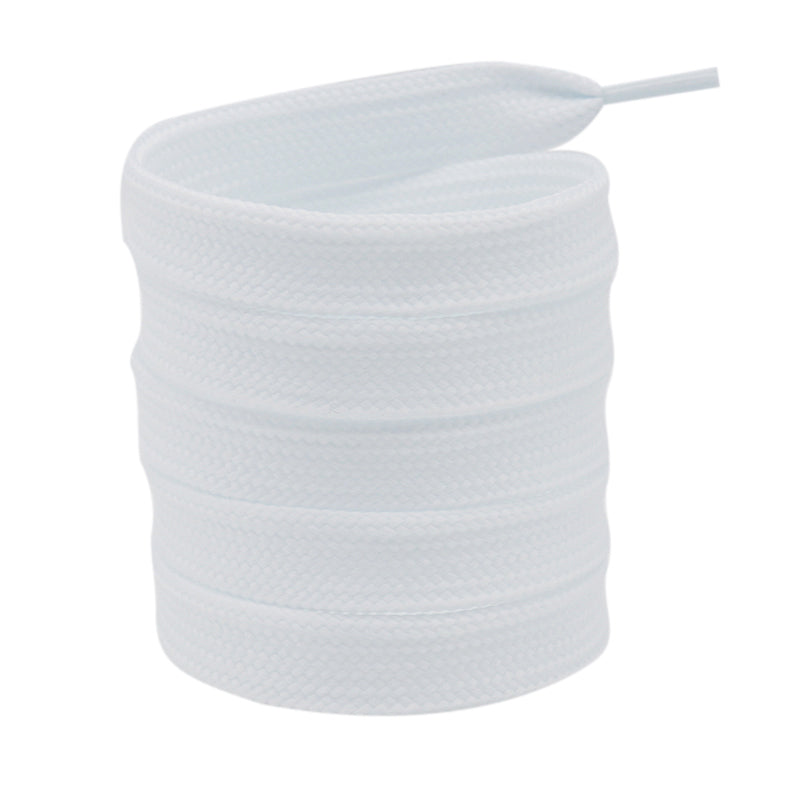 18mm Extro Wide Width Double Layer Laces Sneaker 10 Designs Solid Color Flat Shoes Strings Queen Air