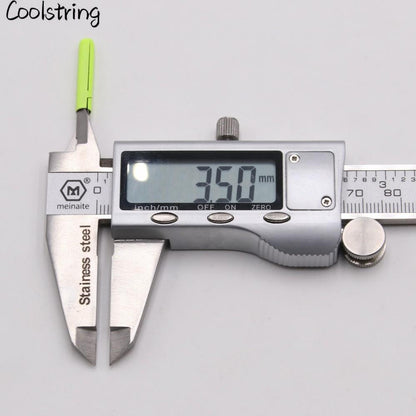 4 Latchet Fluorescent Yellow Orange Painting Metal Tips For Shoelace Drawstring Clothing Hoodie DIY