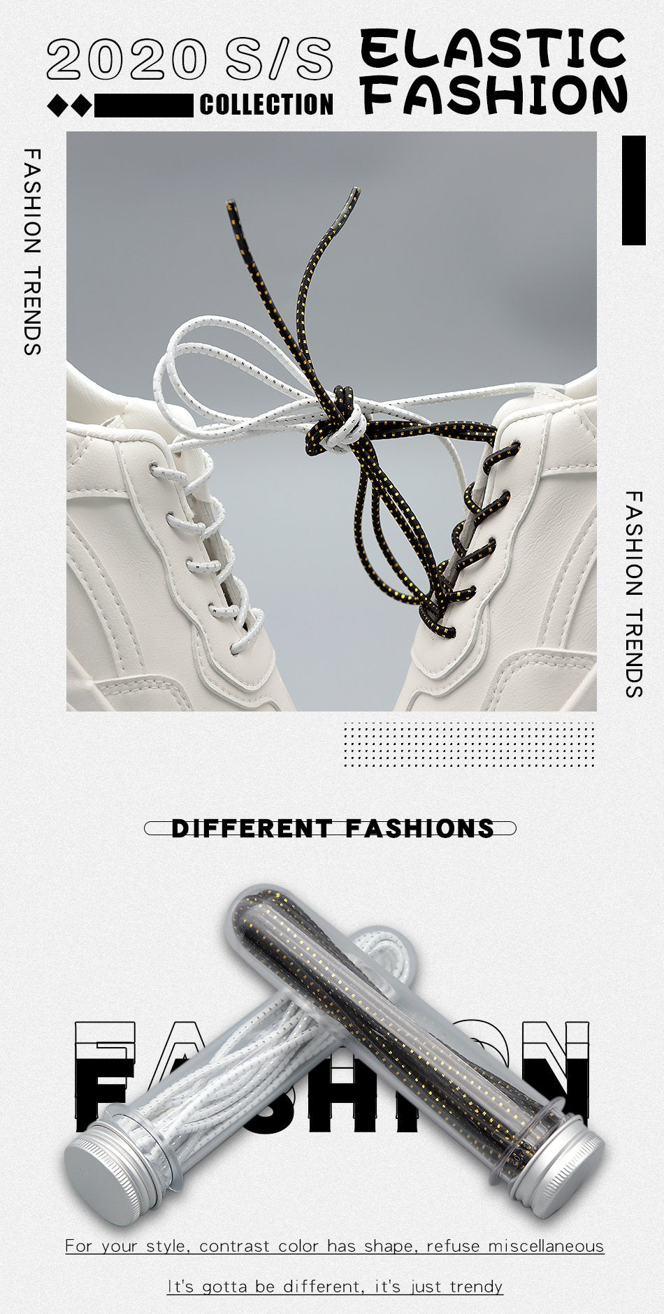 3MM Pro Shoe Accessories Ultra Stretch Shoelaces Men Women Sneaker 2021 Trendy Elastic Adjustable