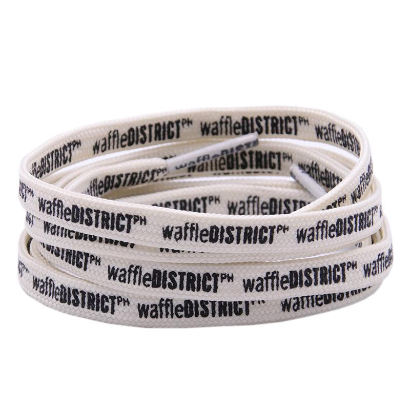 Double Sides English Letter Print Shoelace Polyester Flat Shoe Laces Clothing Sport Bootlaces For