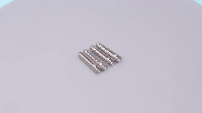 4.5*22mm Silver Cave Metal Tips  Hole Hollow Shoelaces Aglets Cheaper New Arrivals Laces End Press