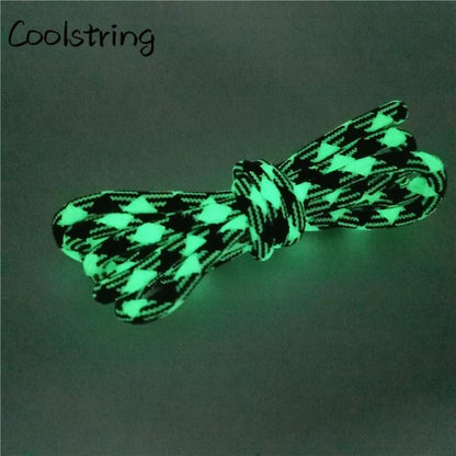 Sport  Fluorescence Round Shoelace Glow In The Dark Night Colorful Fluorescent Shoe Laces Athletic