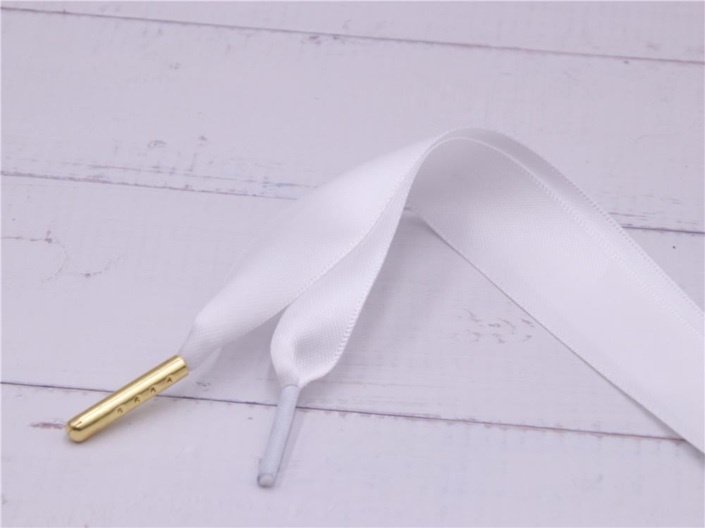 Solid Color Ribbon Wide Shoelaces Women Canvas Casual Flat Shoes Lacet 2021 Charmed Fashion Cord