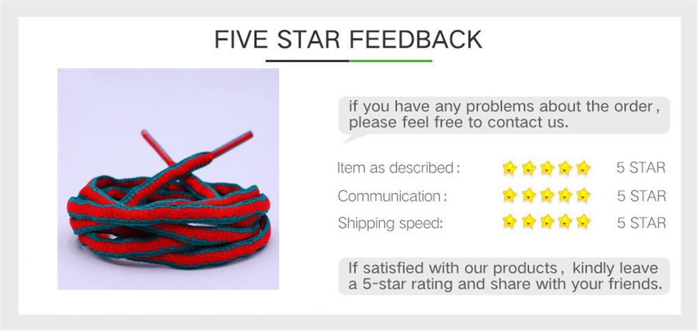 6mm Oval Plastic Tips Two-tone Shoestrings Green Red Polyester Shoelace Semi circular Sports Laces