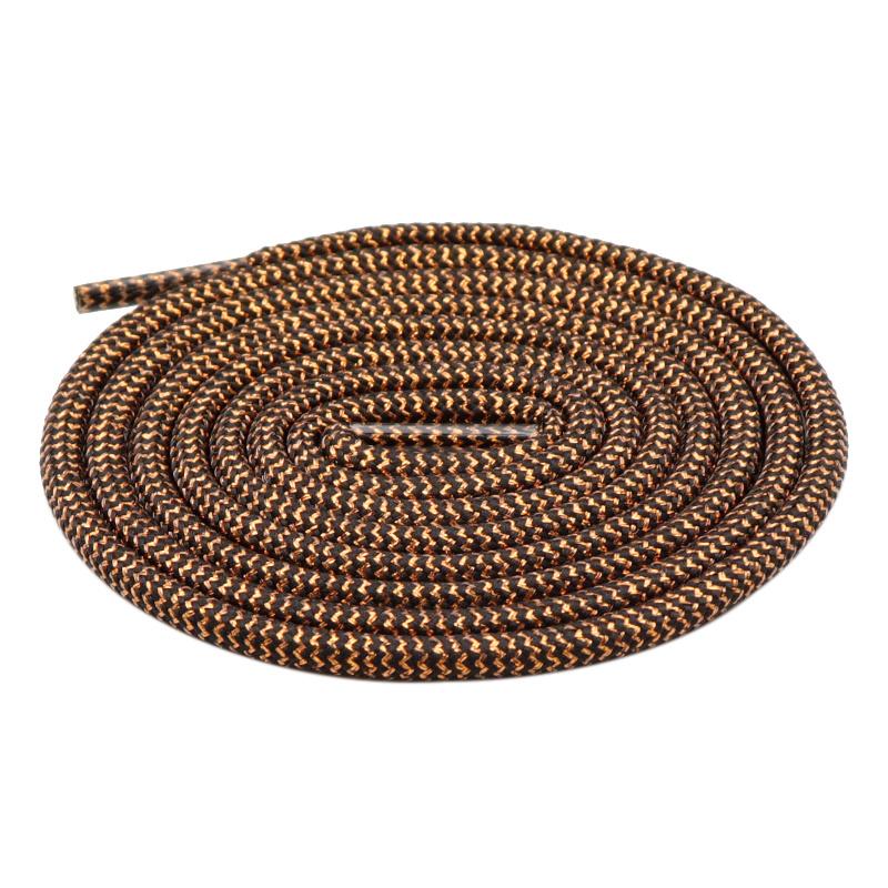 4.5MM Cheaper Metallic Yarn Polyester Shoelaces Special Texture Touching And Easy Ropes Wearing