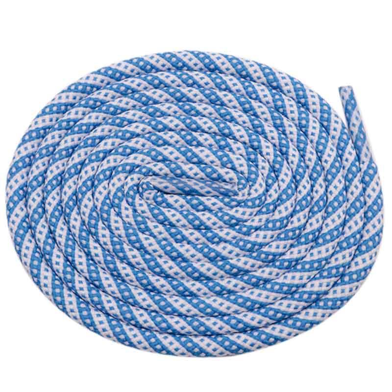5MM Round Cords Spiral Plaid Polyester Shoelaces For Adult&Kid Men Women Sneaker 2021 Outdoor Sports