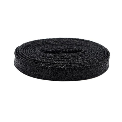 7MM Metallic Yarn Calm & Restrained Color Combination Flat Laces Pretty Glitter Lacets For Leather