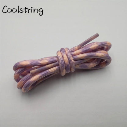 Sport  Fluorescence Round Shoelace Glow In The Dark Night Colorful Fluorescent Shoe Laces Athletic