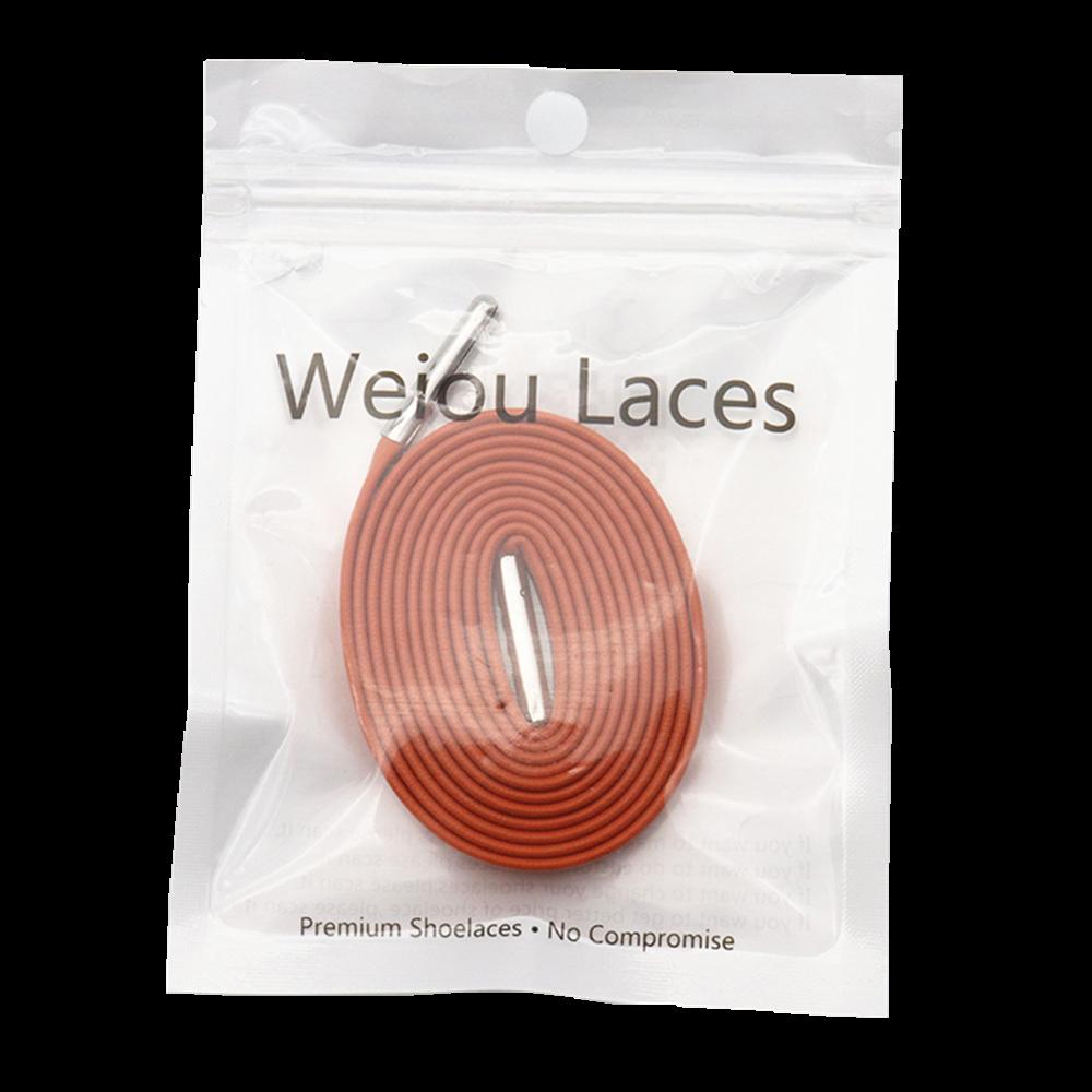 Weiou High-rank PU Leather Laces With Golden Aglets Durable Fashion Office Shoelaces Business Men