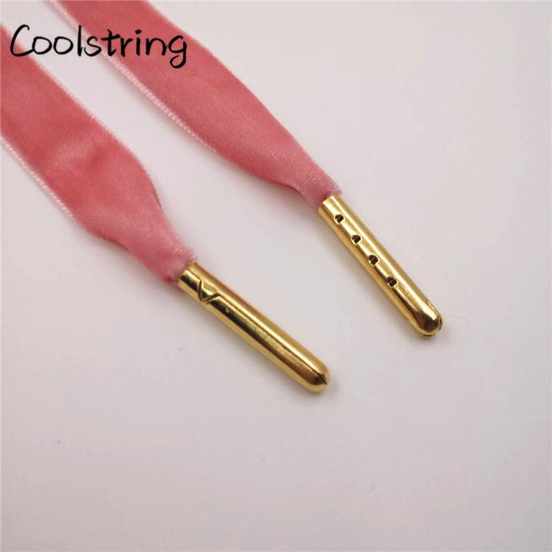 60-180cm Length 1.27 Cm Width Velvet Surface Shoelaces Women Men Black White Colorful Sports Casual