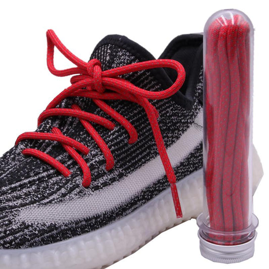 4.5MM Shoelaces Clothing 3M Reflective Shoe Laces Luxury Women Sneaker 2021 Circular Ropes For
