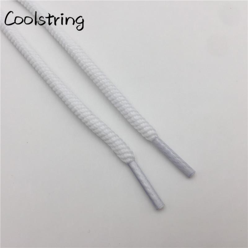 Bright Color 5mm Spiral Round Polyester Shoelaces novelty Sports Bootlaces For Mountaineering