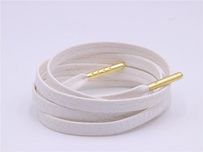 7MM Flat Type Innovative Shoe Accessories With Metal Tip Women Boots Fashion Shoelaces Zapatillas