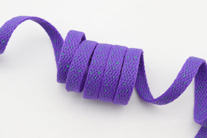 8MM Spray Point High Quality Shoelaces Easy Boots Canvas Ropes Adult&Kid Sneaker 2021 Unisex Black