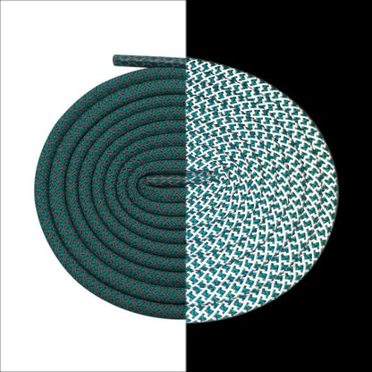 4.5MM Emerald Green Reflective Laces Advanced Eco-Friendly Luminous Ropes Funny Use For Jungle