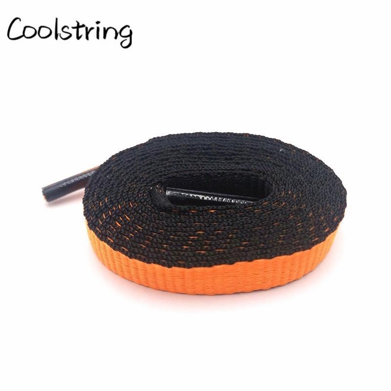 Jumpman Flat 8mm Combo Two Color Connect Reversible Shoelaces Bicolor Polyester Shoe Strings Laces