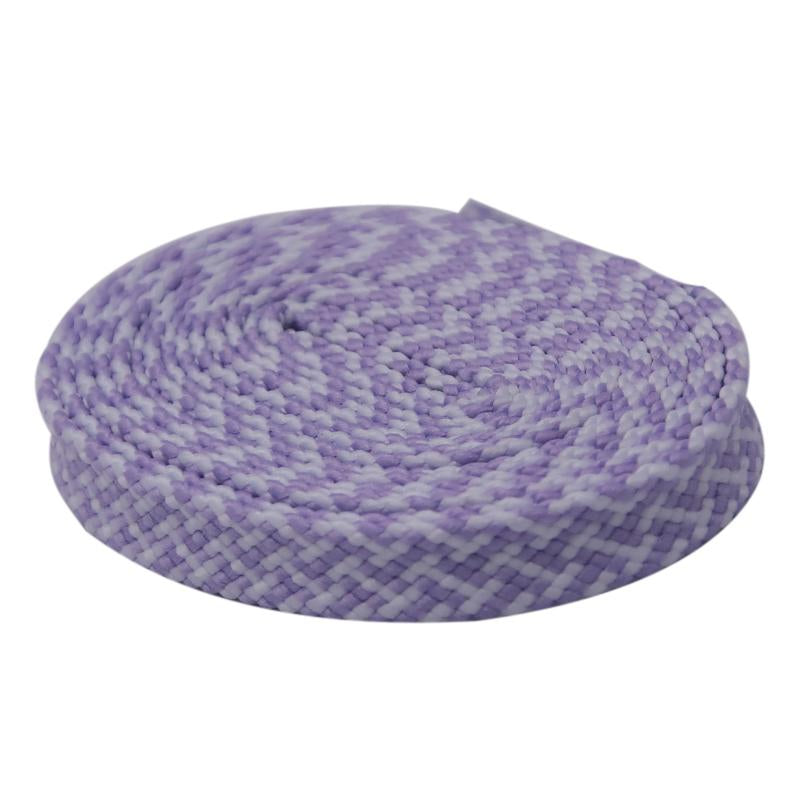 Weiou Official Laces Store Flat Shape 7MM Double-Color Combination Polyester Safety Shoelaces For